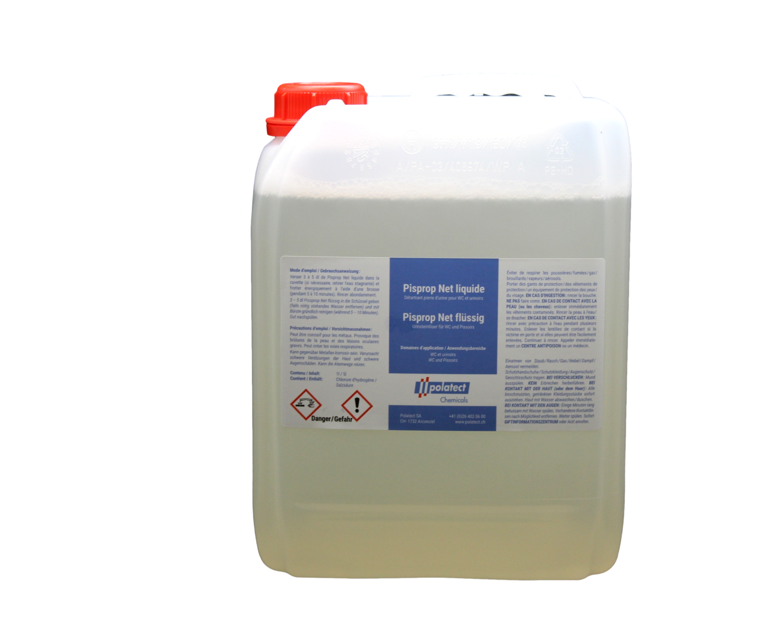 Pisprop Net Liquide détartrant extra fort WC urinoirs – Image 2